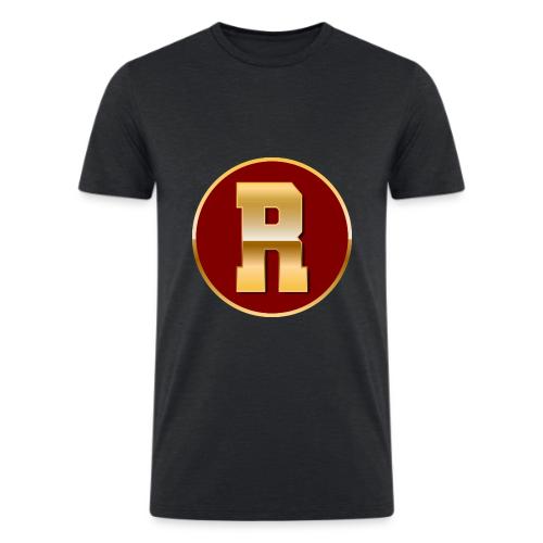 Letter R – Capital Varsity Alphabet Monogram - Men’s Tri-Blend Organic T-Shirt