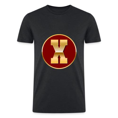 Letter X – Capital Varsity Alphabet Monogram - Men’s Tri-Blend Organic T-Shirt