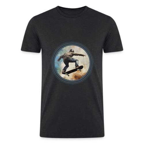 Skateboarding Energy - Men’s Tri-Blend Organic T-Shirt