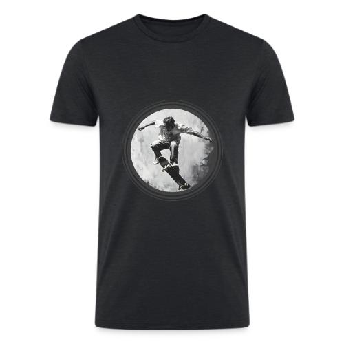 Skateboarding Vibes Only - Men’s Tri-Blend Organic T-Shirt