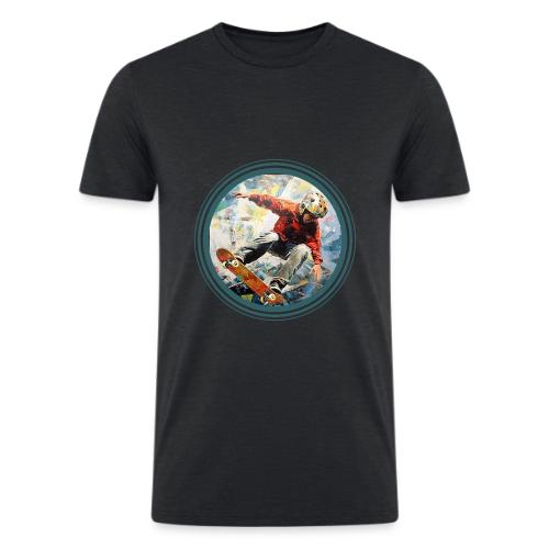 Skateboarding Fuel - Men’s Tri-Blend Organic T-Shirt