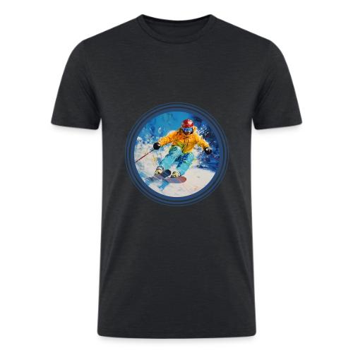 Born for Skiing - Men’s Tri-Blend Organic T-Shirt
