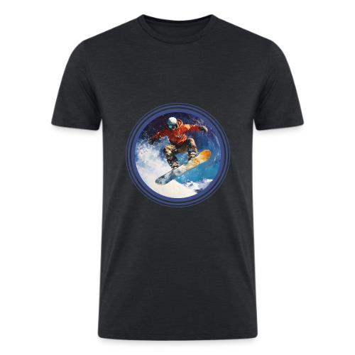 Snowboarding Rush - Men’s Tri-Blend Organic T-Shirt