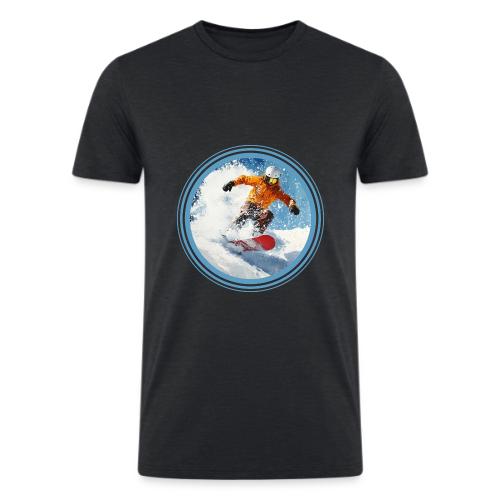 Snowboarding Edge - Men’s Tri-Blend Organic T-Shirt