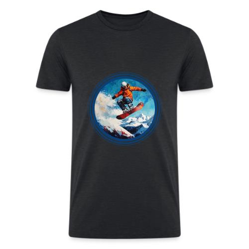 Snowboarding Vibes - Men’s Tri-Blend Organic T-Shirt