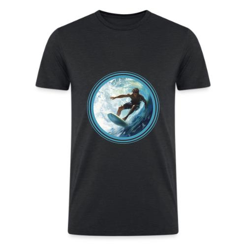 Surfing Freedom - Men’s Tri-Blend Organic T-Shirt