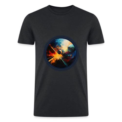 Planets in Turmoil - Men’s Tri-Blend Organic T-Shirt