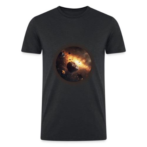 Asteroids Drift - Men’s Tri-Blend Organic T-Shirt