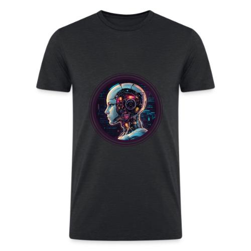 Artificial Intelligence (AI): The Future Circuit - Men’s Tri-Blend Organic T-Shirt