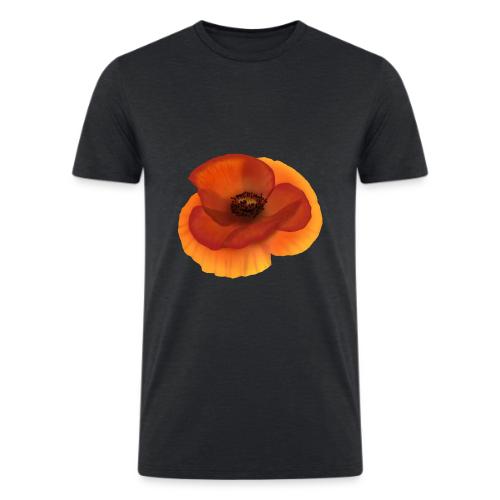 Vivid poppy - Men’s Tri-Blend Organic T-Shirt
