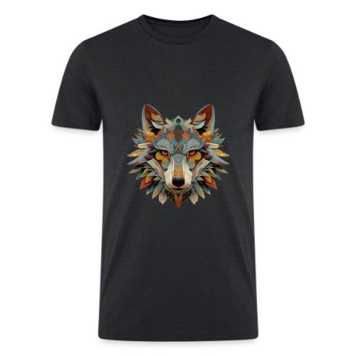 Spectrum Wolf Vision - Men’s Tri-Blend Organic T-Shirt