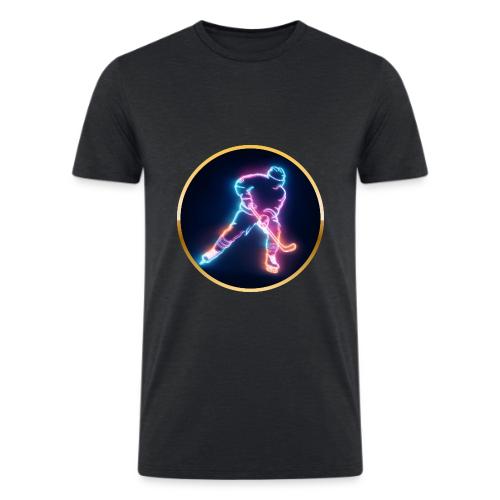 Golden Neon Hockey - Men’s Tri-Blend Organic T-Shirt