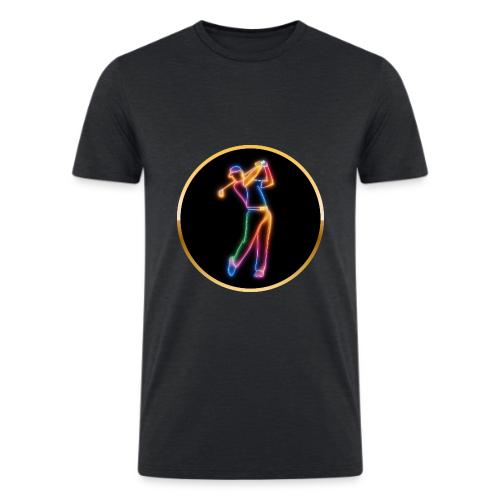 Golf: Spectrum Swing - Men’s Tri-Blend Organic T-Shirt