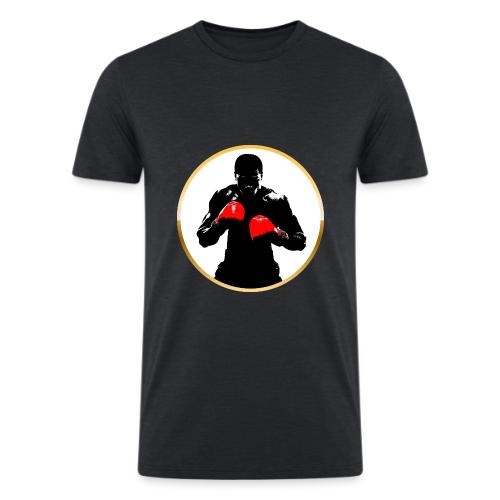 Boxing: Golden Ring Fighter - Men’s Tri-Blend Organic T-Shirt