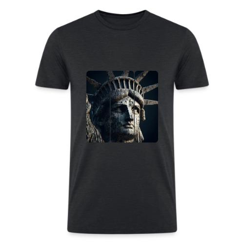 USA: Liberty in Shadows - Men’s Tri-Blend Organic T-Shirt