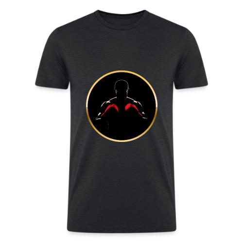 Boxing: Gold Core Muscle - Men’s Tri-Blend Organic T-Shirt