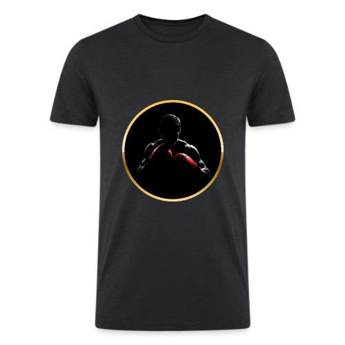 Boxing: Crimson Gloves Fighter - Men’s Tri-Blend Organic T-Shirt