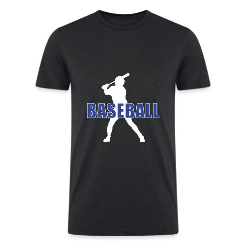 Classic Baseball Swing - Men’s Tri-Blend Organic T-Shirt