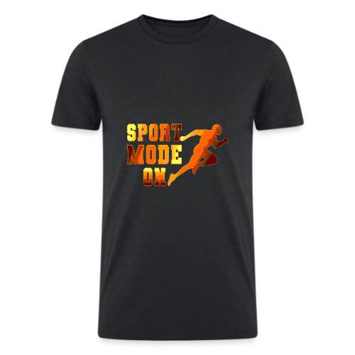 Sport Mode On - Men’s Tri-Blend Organic T-Shirt