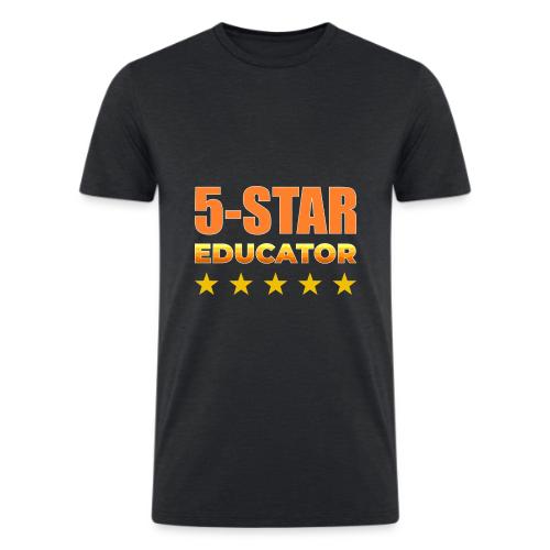 Five-Star Educator - Men’s Tri-Blend Organic T-Shirt