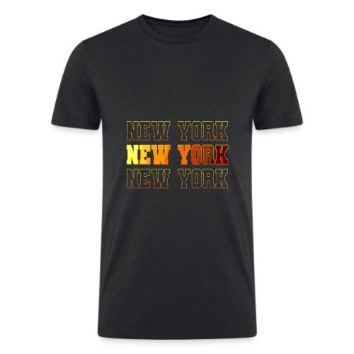 New York Varsity Echo - Men’s Tri-Blend Organic T-Shirt