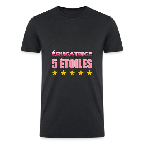 Éducatrice 5 Étoiles - Men’s Tri-Blend Organic T-Shirt