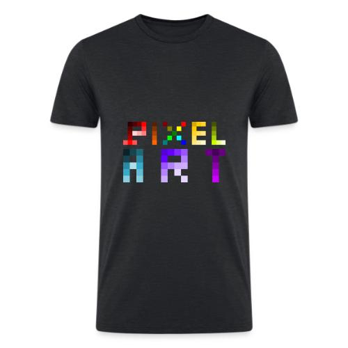 Pixel Art Spectrum - Men’s Tri-Blend Organic T-Shirt