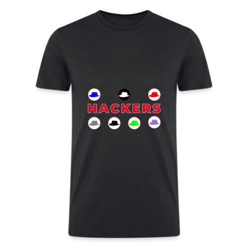 The Spectrum of Hackers - Men’s Tri-Blend Organic T-Shirt