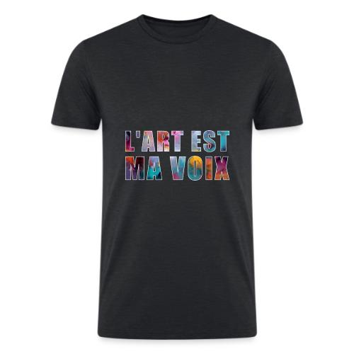Art is my voice - Men’s Tri-Blend Organic T-Shirt