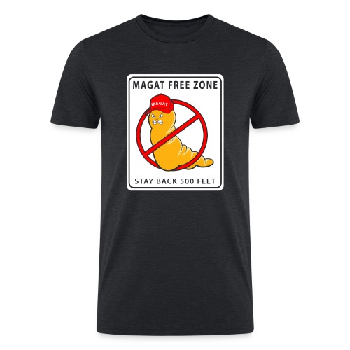 Magat Free Zone - Men’s Tri-Blend Organic T-Shirt