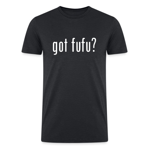 gotfufu-black - Men’s Tri-Blend Organic T-Shirt