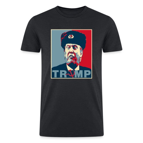 Trump Russian Poster tee - Men’s Tri-Blend Organic T-Shirt