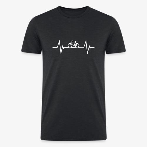 Bicycle Hearbeat - Men’s Tri-Blend Organic T-Shirt