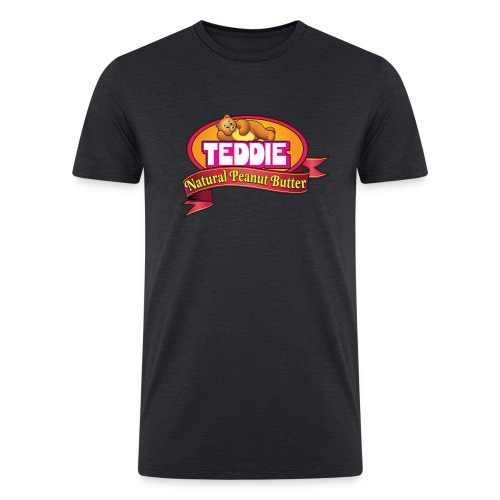 Teddie All Natural Logo - Men’s Tri-Blend Organic T-Shirt