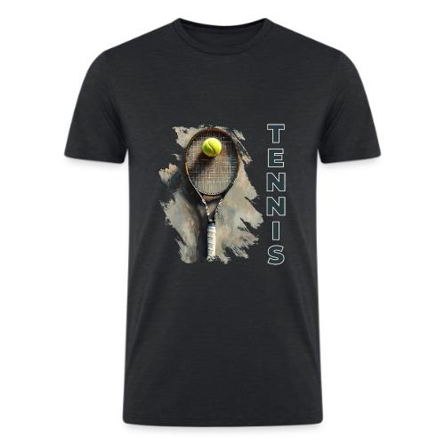 Tennis Power Play - Men’s Tri-Blend Organic T-Shirt