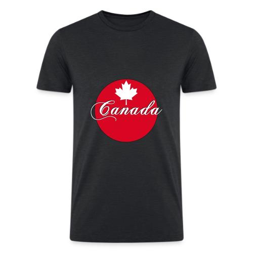 Canada in red and white - Men’s Tri-Blend Organic T-Shirt