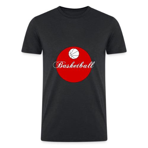 Basketball: Bold Hoops - Men’s Tri-Blend Organic T-Shirt