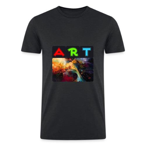 Waves of Art - Men’s Tri-Blend Organic T-Shirt