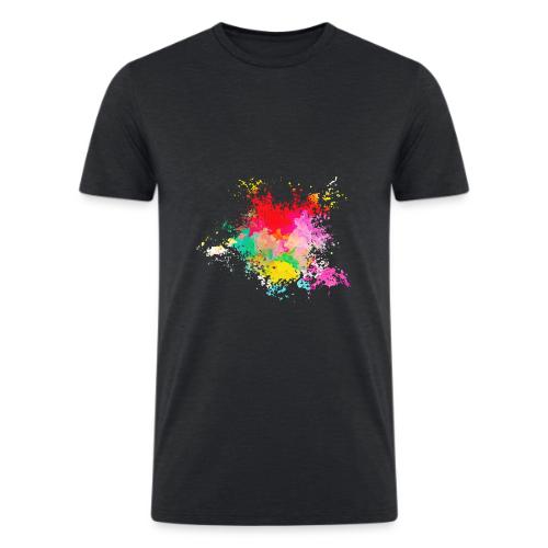 Psychedelic: Color Storm - Men’s Tri-Blend Organic T-Shirt