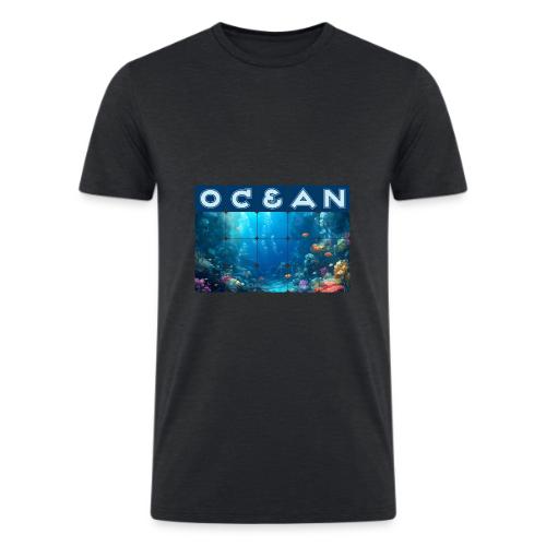 Ocean: Coral Carnival - Men’s Tri-Blend Organic T-Shirt