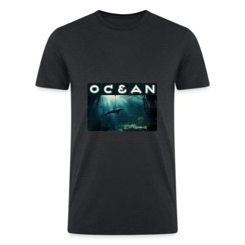 Ocean Whisper - Men’s Tri-Blend Organic T-Shirt