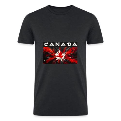 Canada Splash - Men’s Tri-Blend Organic T-Shirt