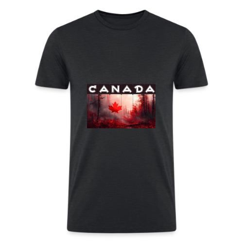 Canada Nature Vibes - Men’s Tri-Blend Organic T-Shirt