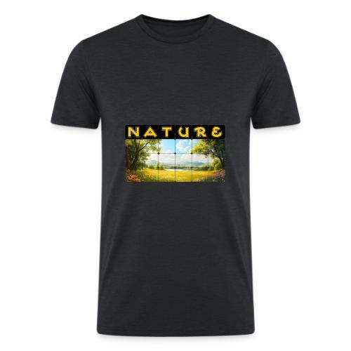 Nature: Summer Fields - Men’s Tri-Blend Organic T-Shirt