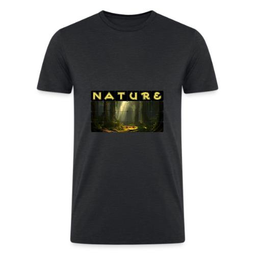 Nature: Sunlit Canopy - Men’s Tri-Blend Organic T-Shirt