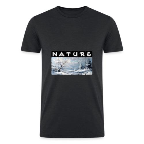 Nature: Winter Embrace - Men’s Tri-Blend Organic T-Shirt