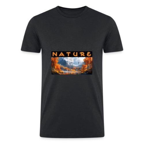 Nature: Golden Autumn Escape - Men’s Tri-Blend Organic T-Shirt
