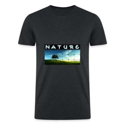 Nature: Solitary Strength - Men’s Tri-Blend Organic T-Shirt
