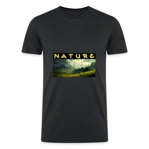 Nature: Verdant Peaks - Men’s Tri-Blend Organic T-Shirt