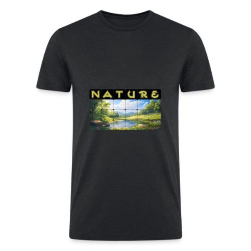 Nature: Springtime Serenity - Men’s Tri-Blend Organic T-Shirt